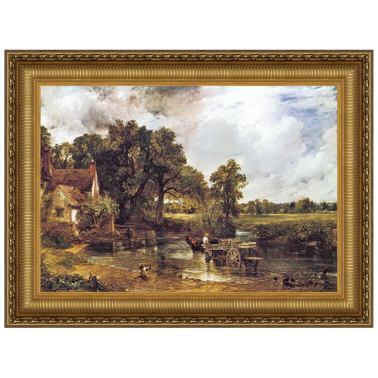 The Hay Wain, 1821 Framed On Canvas by John Constable Print